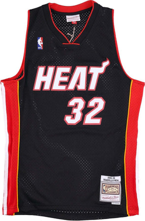 MITCHELL-&-NESS-Canotta-Basket-Uomo-Nba-Swingman-Jersey-Hardwood-Classics-No-32-Shaquille-O'neal-2005-06-Miahea-Original-Team-Colors-da-uomo