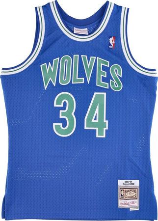 MITCHELL-&-NESS-Canotta-Basket-Uomo-Nba-Swingman-Jersey-Hardwood-Classics-No-34-Isaiah-Rider-Jr-1993-94-Mintim-Blue-da-uomo