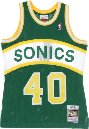 MITCHELL-&-NESS-Canotta-Basket-Uomo-Nba-Swingman-Jersey-Hardwood-Classics-No-40-Shawn-Kemp-1994-95-Seasup-Original-Team-Colors-da-uomo