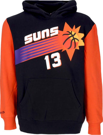 MITCHELL-&-NESS-Felpa-Cappuccio-Uomo-Nba-Fashion-Fleece-Hoodie-1996-No-13-Steve-Nash-Hardwood-Classics-Phosun-Original-Team-Colors-da-uomo