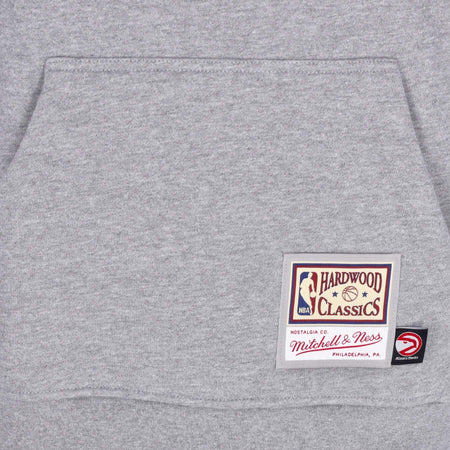 MITCHELL-&-NESS-Felpa-Cappuccio-Uomo-Nba-Ghost-Green-Camo-Hoodie-Hardwood-Classics-Atlhaw-Grey-Heather-da-uomo