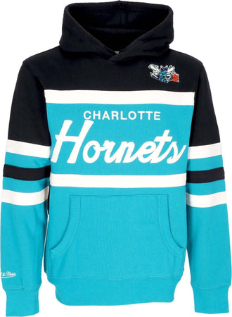 MITCHELL-&-NESS-Felpa-Cappuccio-Uomo-Nba-Head-Coach-Hoodie-Chahor-Original-Team-Colors-da-uomo