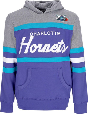MITCHELL-&-NESS-Felpa-Cappuccio-Uomo-Nba-Headcoach-Hoodie-Hardwood-Classics-Chahor-Dark-Purple-da-uomo