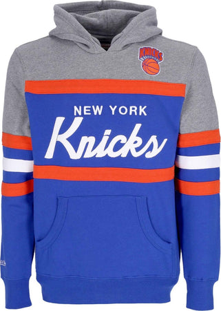 MITCHELL-&-NESS-Felpa-Cappuccio-Uomo-Nba-Headcoach-Hoodie-Hardwood-Classics-Neykni-Royal-da-uomo