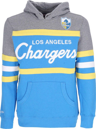 MITCHELL-&-NESS-Felpa-Cappuccio-Uomo-Nfl-Headcoach-Hoodie-Loscha-Light-Blue-da-uomo