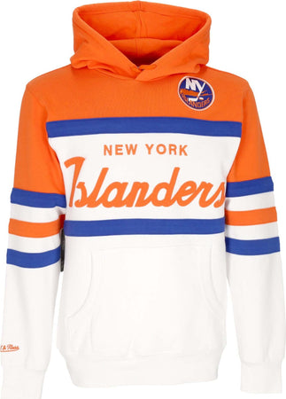 MITCHELL-&-NESS-Felpa-Cappuccio-Uomo-Nhl-Head-Coach-Hoodie-Neyisl-Original-Team-Colors-da-uomo