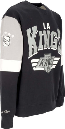 MITCHELL-&-NESS-Felpa-Girocollo-Uomo-Nhl-All-Over-Crew-3.0-Loskin-Original-Team-Colors-da-uomo