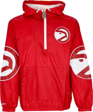 MITCHELL-&-NESS-Giacca-a-Vento-Infilabile-Uomo-Nba-Team-Og-2.0-Anorak-Windbreaker-Atlhaw-Original-Team-Colors-da-uomo