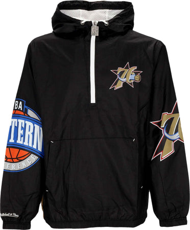 MITCHELL-&-NESS-Giacca-a-Vento-Infilabile-Uomo-Nba-Team-Og-2.0-Anorak-Windbreaker-Phi76e-Original-Team-Colors-da-uomo