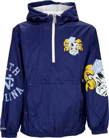 MITCHELL-&-NESS-Giacca-a-Vento-Infilabile-Uomo-Ncaa-Team-Og-2.0-Anorak-Windbreaker-Unchee-Original-Team-Colors-da-uomo