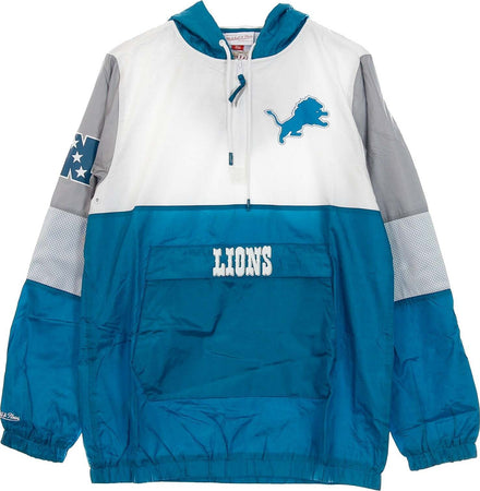 MITCHELL-&-NESS-Giacca-a-Vento-Infilabile-Uomo-Nfl-Surprise-Win-Windbreaker-Detlio-Original-Team-Colors-da-uomo