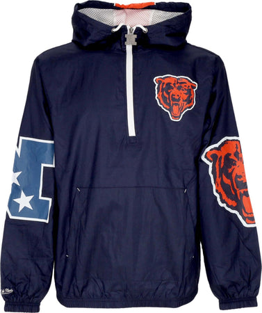MITCHELL-&-NESS-Giacca-a-Vento-Infilabile-Uomo-Nfl-Team-Og-2.0-Anorak-Windbreaker-Chibea-Original-Team-Colors-da-uomo
