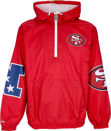 MITCHELL-&-NESS-Giacca-a-Vento-Infilabile-Uomo-Nfl-Team-Og-2.0-Anorak-Windbreaker-Saf49e-Original-Team-Colors-da-uomo