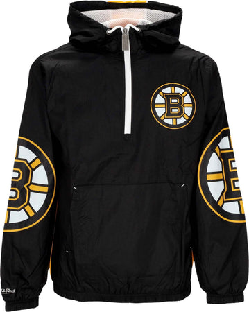 MITCHELL-&-NESS-Giacca-a-Vento-Infilabile-Uomo-Nhl-Team-Og-2.0-Anorak-Windbreaker-Bosbru-Original-Team-Colors-da-uomo