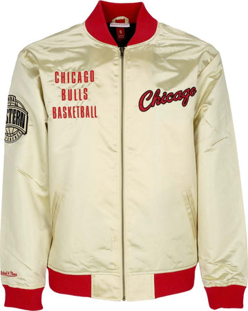 MITCHELL-&-NESS-Giubbotto-Bomber-Uomo-Nba-Team-Og-2.0-Lightweight-Satin-Jacket-Vintage-Logo-Chibul-Gold-da-uomo