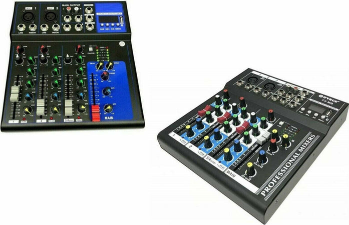 MIXER AUDIO 4 CANALI PROFESSIONALE USB CON ECHO DELAY DJ KARAOKE PIANOBAR LIVE Strumenti Musicali/Attrezzature per DJ e VJ/Mixer per DJ Zencoccostore - Formia, Commerciovirtuoso.it