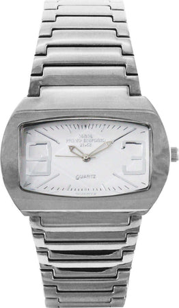 M&m Primo Emporio Orologio Donna 140w Analogico Orologio Da Polso Cinturino E Cassa in Acciaio Inossidabile E Quadrante Rettangolare Bianco Movimento Al Quarzo Moda/Donna/Orologi/Orologi da polso Milano Fashion Watch - Marcianise, Commerciovirtuoso.it