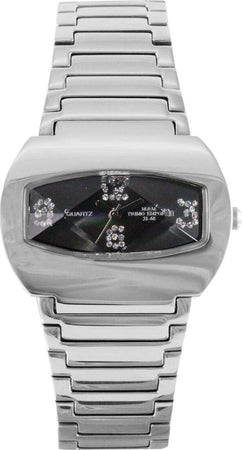 M&m Primo Emporio Orologio Donna 141n in Acciaio Orologio Da Polso Analogico Quadrante Rettangolare Nero Acciaio Inossidabile Moda/Donna/Orologi/Orologi da polso Milano Fashion Watch - Marcianise, Commerciovirtuoso.it