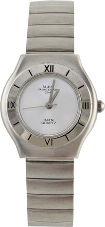 M&m Primo Emporio Orologio Donna Da Polso in Acciaio Orologio Analogico Quadrante Rotondo Bianco Orologio Casual Acciaio Moda/Donna/Orologi/Orologi da polso Milano Fashion Watch - Marcianise, Commerciovirtuoso.it