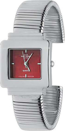 M&m Primo Emporio Orologio Donna Tubogas 560r Orologio Analogico in Acciaio Quadrante Quadrato Rosso Cinturino Aperto Moda/Donna/Orologi/Orologi da polso Milano Fashion Watch - Marcianise, Commerciovirtuoso.it