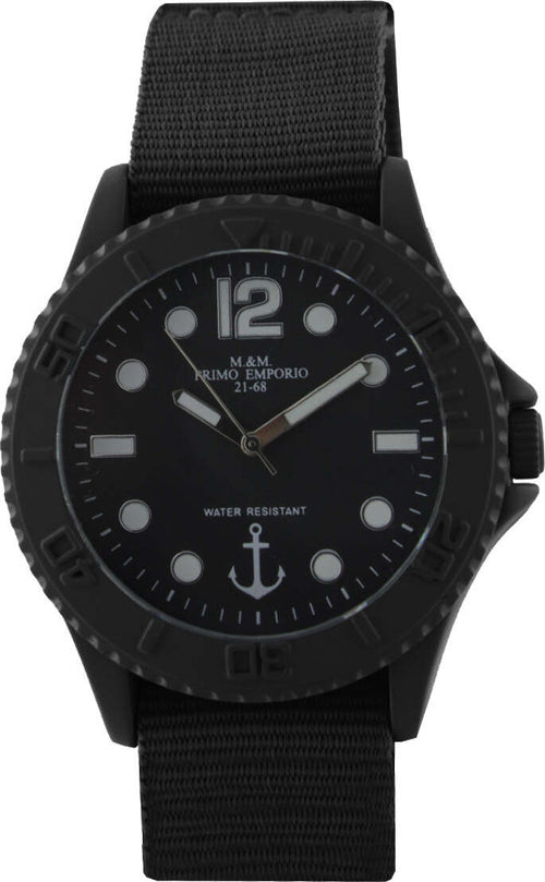 M&m Primo Emporio Orologio Unisex 1057n Orologio Nero Da Polso Analogico Quadrante Tondo Nero E Cinturino in Nylon Orologio Casual Resistente All'acqua 5 Atm Moda/Donna/Orologi/Orologi da polso Milano Fashion Watch - Marcianise, Commerciovirtuoso.it