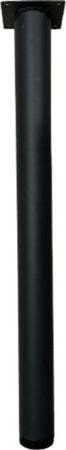 MOBILA---1-GAMBA-TONDA-ACCIAIO-SATINATO-H710-D.80-MM***