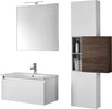 Mobile Bagno 70cm Sospeso Cassetto, Colonna Pensile, Vano a Giorno, Specchio E Lampada Casa e cucina/Bagno/Mobili da bagno/Mobiletti con lavabo Shopbagno.it - Roma, Commerciovirtuoso.it