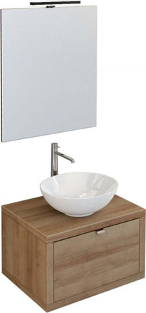 Mobile-da-Bagno-sospeso-Rovere-con-cassetto,-specchio-e-luce-Domus