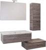 Mobile Da Bagno Sospeso Wonder Cenere Con Lavabo Specchio E Pensile Casa e cucina/Bagno/Mobili da bagno/Mobiletti e armadietti/Mobili a muro Ogomondo - Martina Franca, Commerciovirtuoso.it