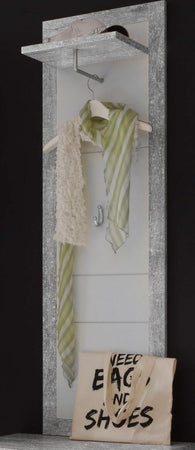 mobile-ingresso-entrata-pannello-appendi-abiti-attaccapanni-moderno-design-appendiabiti-salvaspazio-corridoio-scarpiera-bianco-grigio-cemento-T2241,57S