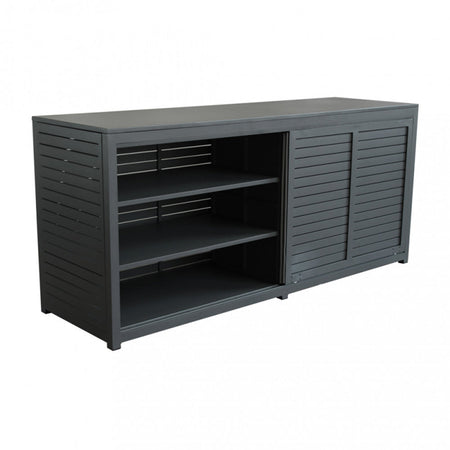 Mobile contenitore da esterno anta scorrevole "Trinidad" in alluminio 200 cm