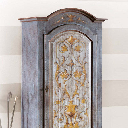 MOBILI-2G---ARMADIO-1-PORTA-LEGNO-SHABBY-AZZURRO-CENERE-DECORATO-96X56X196