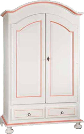 MOBILI-2G---ARMADIO-2-ANTE-LEGNO-SHABBY-BIANCO-E-ROSA-125X61X200