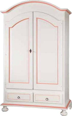 MOBILI-2G---ARMADIO-2-ANTE-LEGNO-SHABBY-BIANCO-E-ROSA-125X61X200