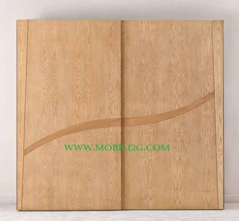 MOBILI-2G---ARMADIO-2-ANTE-SCORREVOLE-IN-LEGNO-DI-FRASSINO-265x60x246