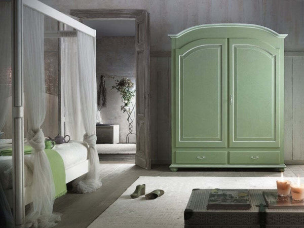 MOBILI-2G---ARMADIO-2-ANTE-SHABBY-VERDE-ARTE-POVERA-181x61x224