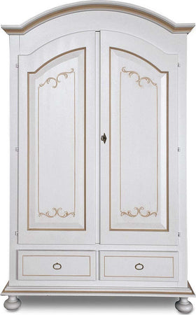 MOBILI-2G---Armadio-2-porte-classico-legno-bianco-e-filetti-ocra-125x61x200