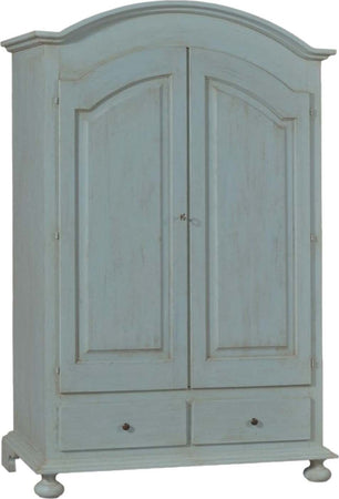 MOBILI-2G---ARMADIO-2-PORTE-LEGNO-SHABBY-CERATO-AZZURRO-125X61X200