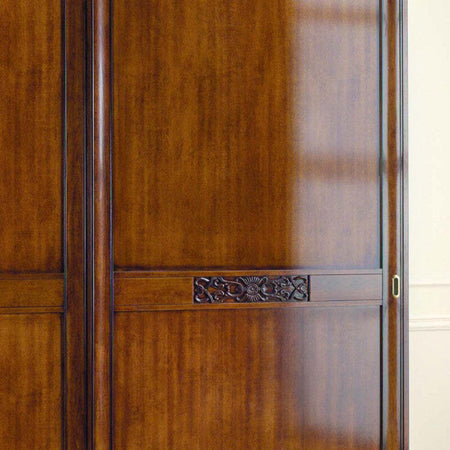 MOBILI-2G---ARMADIO-2-PORTE-SCORREVOLI-ARTE-POVERA-IN-LEGNO-TINTA-NOCE-290x67x247