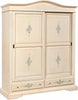 MOBILI-2G---ARMADIO-CLASSICO-2-ANTE-SCORREVOLI-AVORIO-PENNELLATO-CON-DECORI-180X67X225