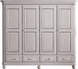 MOBILI-2G---ARMADIO-CLASSICO-4-PORTE-LEGNO-TORTORA-GRIGIO-193x63X217