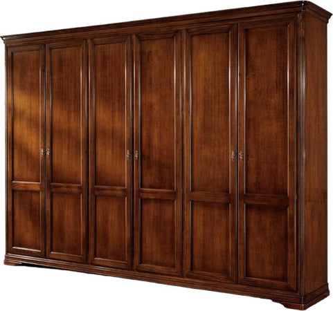 MOBILI-2G---ARMADIO-CLASSICO-6-ANTE-IN-LEGNO-TINTA-NOCE-L.310-P.60-H.250