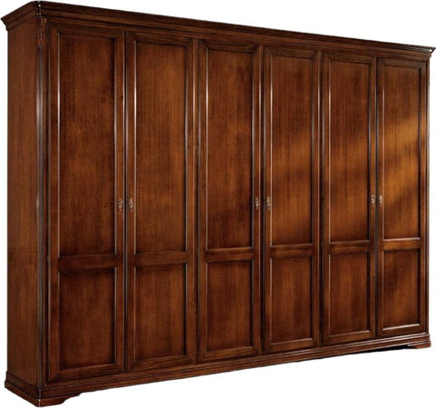 MOBILI-2G---ARMADIO-CLASSICO-6-ANTE-IN-LEGNO-TINTA-NOCE-L.310-P.60-H.250