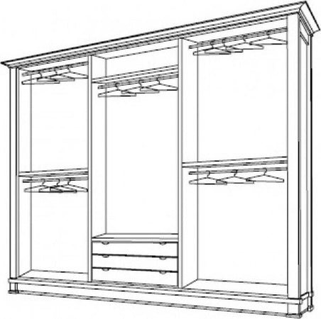 MOBILI-2G---ARMADIO-CLASSICO-6-ANTE-IN-LEGNO-TINTA-NOCE-L.310-P.60-H.250