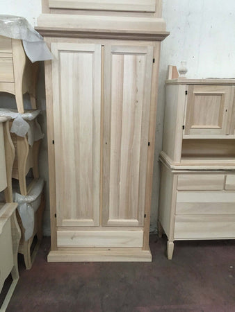 MOBILI-2G---ARMADIO-CLASSICO-IN-LEGNO-2-PORTE-1-CASSETTO-GREZZO-L.90-P.45-H.180