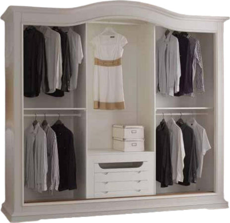 MOBILI-2G---ARMADIO-CLASSICO-LEGNO-BIANCO-3-PORTE-SCORREVOLI-294X68X265