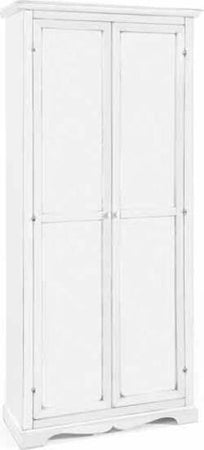 MOBILI-2G---ARMADIO-PORTA-SCARPE-IN-LEGNO-BIANCO-LACCATO-cm-87x40x192H