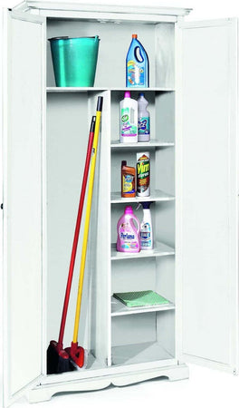 MOBILI-2G---ARMADIO-STIPO-IN-LEGNO-BIANCO-ARTE-POVERA-87x40x192H