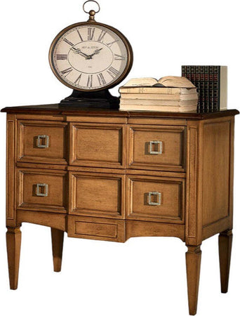 MOBILI-2G---Cassettiera-2-cassetti-Classica-Legno-bicolore-96x46x83