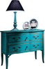 MOBILI-2G---Cassettiera-2-cassetti-Legno-azzurro-Shabby-chic-92x44x79